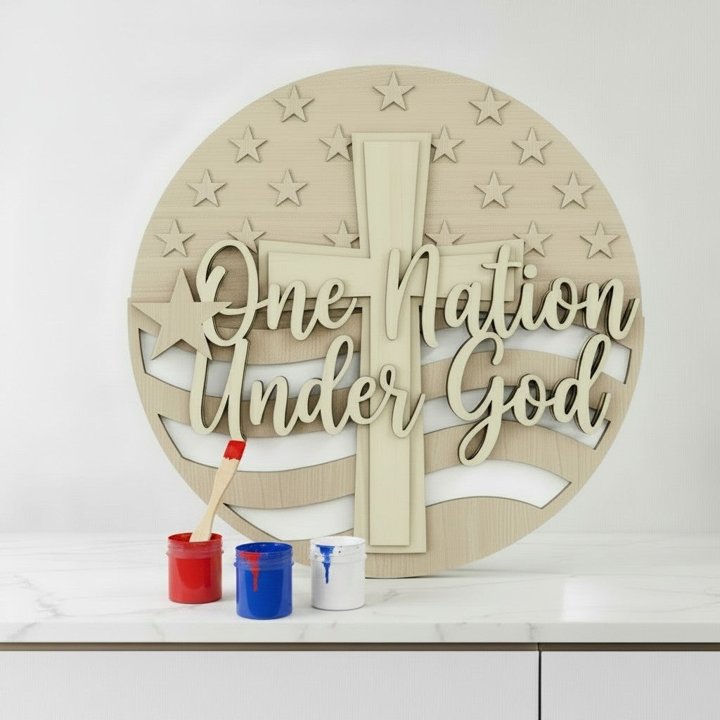 One nation under God doorhanger