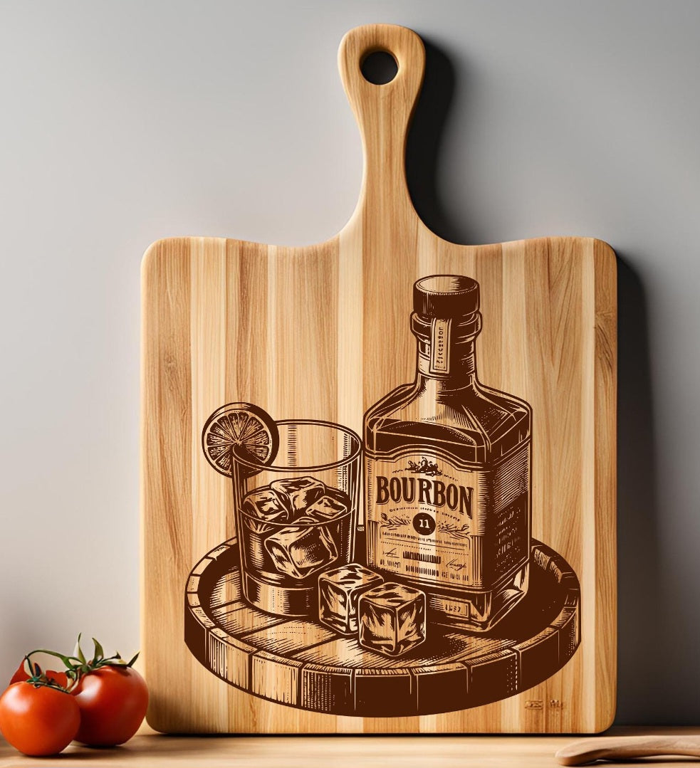 Bourbon cutting board