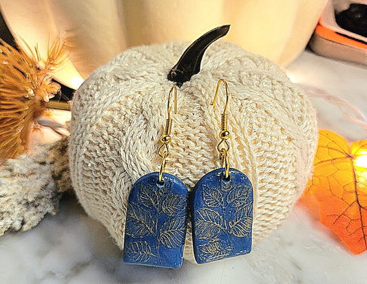 Midnight Botanical Arch Dangles