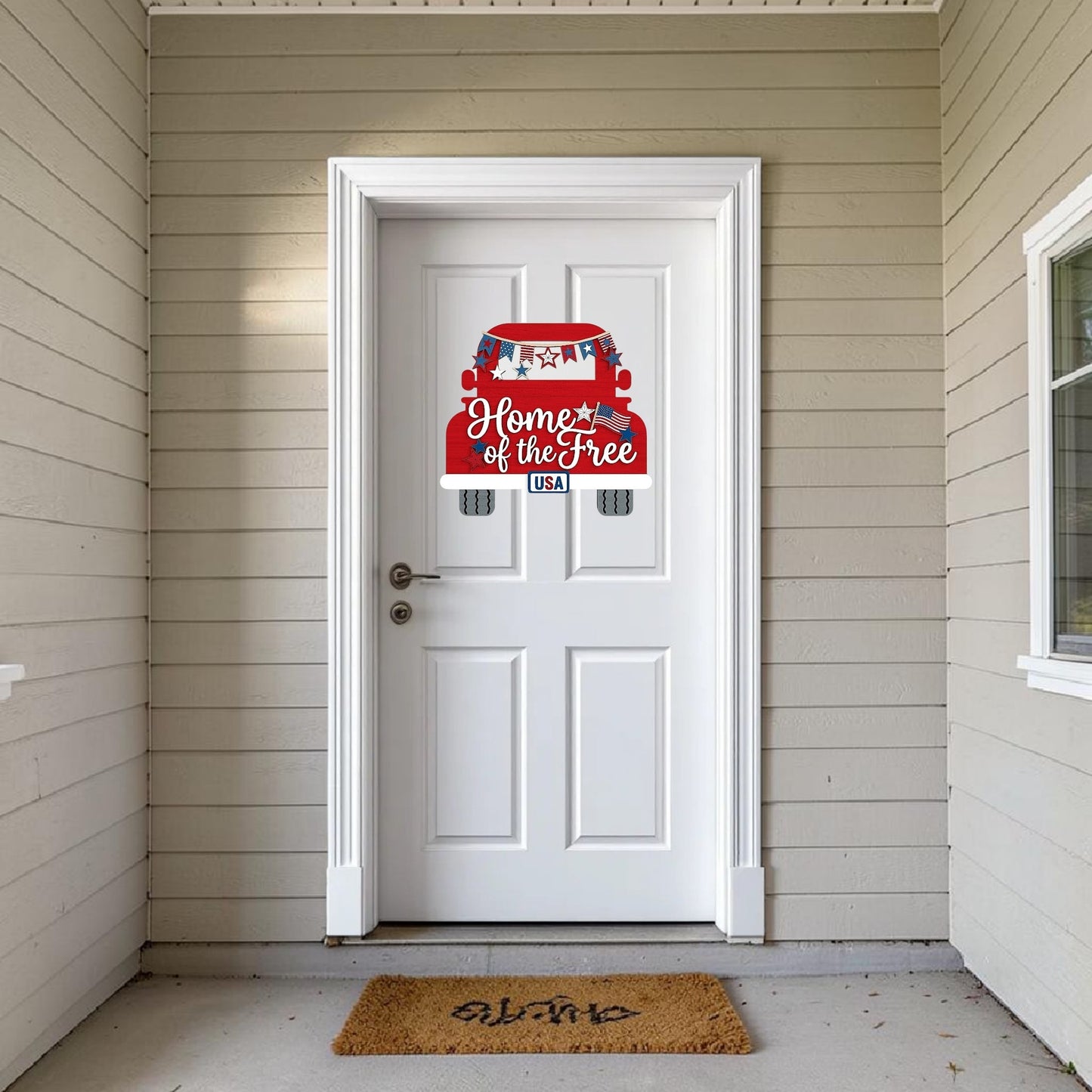 Home of the free pickup doorhanger