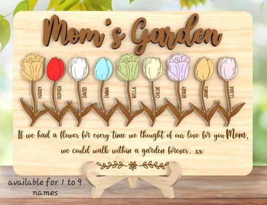 Moms tulip garden