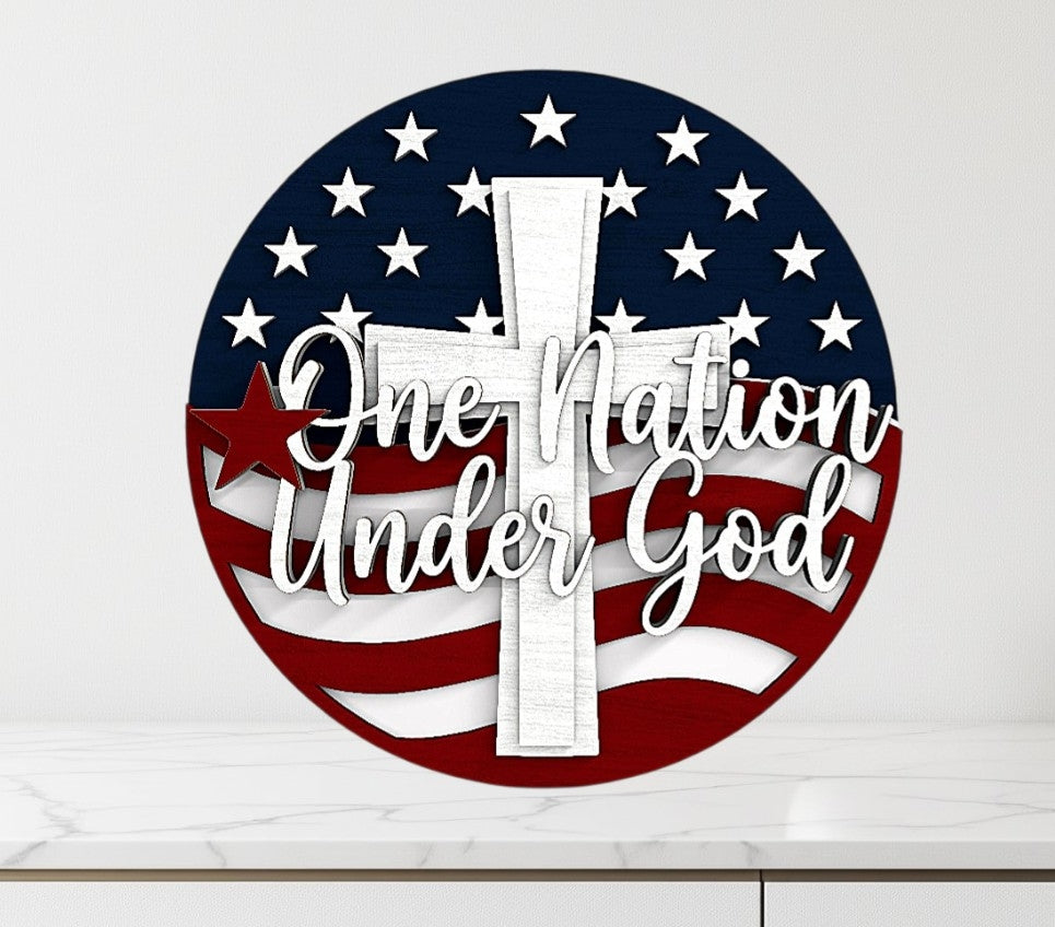 One nation under God doorhanger