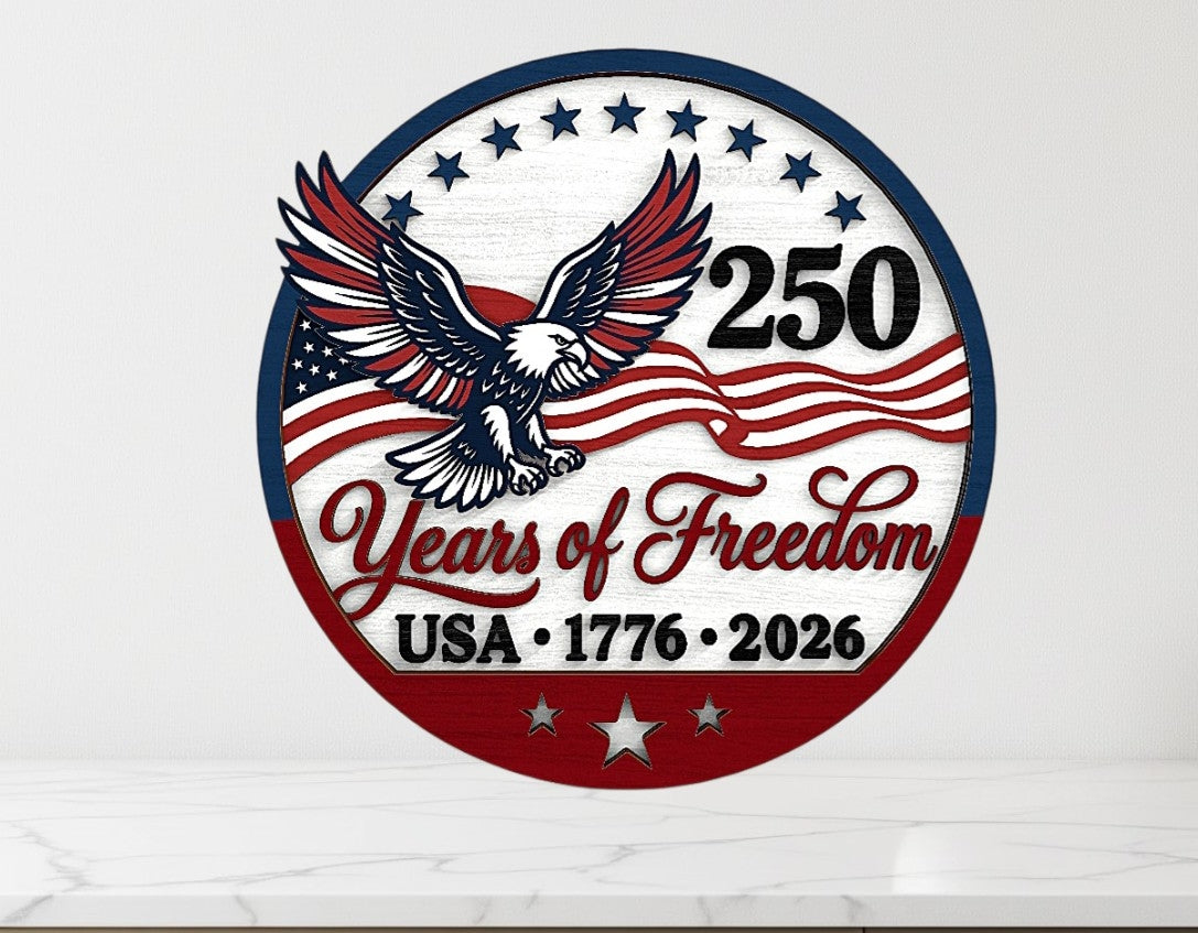 Eagle 250 years of freedom
