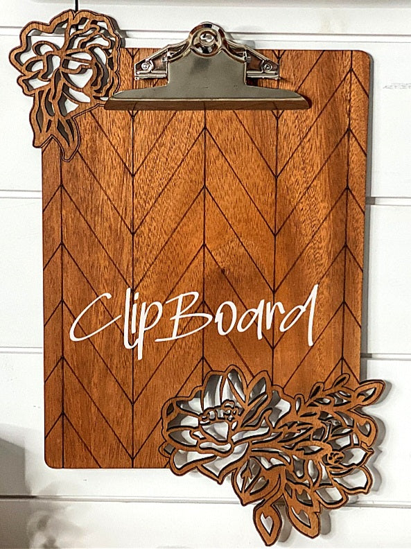 Floral wooden office suite